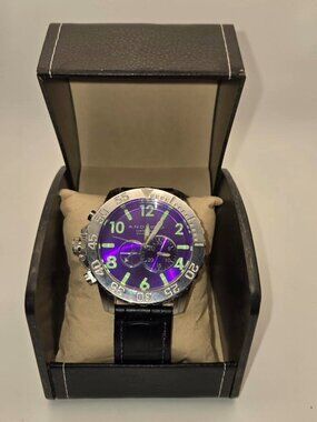 Rare NOS Android AD642 Android Divemaster Swiss 52mm Lefty Chronograph Watch